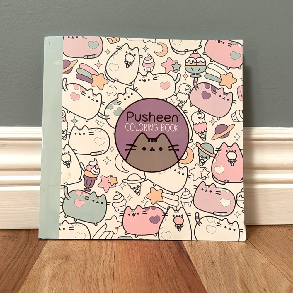 Pusheen coloring book!!
